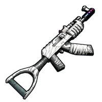 Buy Rust weapon Arctic Skull AR skin