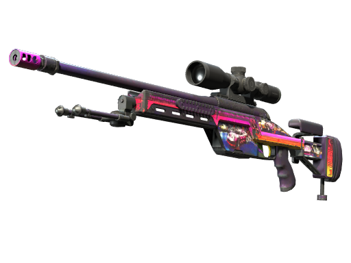 Buy CS2 sniper rifle SSG 08 | Turbo Peek (Well-Worn) skin