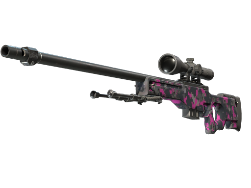Buy CS2 sniper rifle Souvenir AWP | Pink DDPAT (Well-Worn) skin