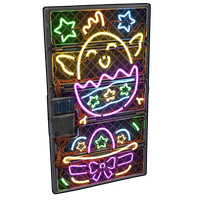 Buy Rust misc Neon Rise Sheet Metal Door skin