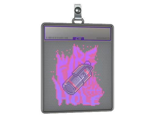 Buy CS2 charm Sticker Slab | Fire in the Hole (Holo) skin