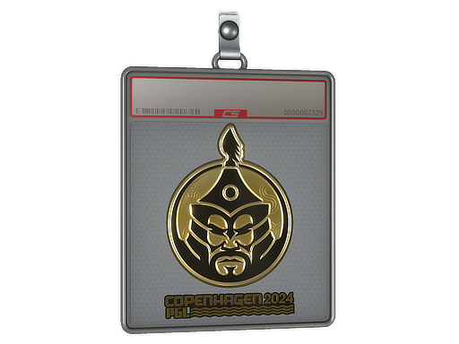Buy CS2 charm Sticker Slab | The MongolZ (Gold) | Copenhagen 2024 skin
