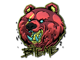 Buy CS2 sticker Sticker | Bite Me (Foil) skin
