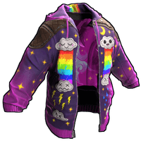 Buy Rust clothing Rainbow Pony Jacket skin