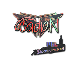 Buy CS2 sticker Sticker | cadiaN (Holo) | Stockholm 2021 skin