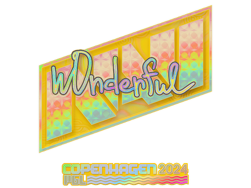 Buy CS2 sticker Sticker | w0nderful (Holo) | Copenhagen 2024 skin