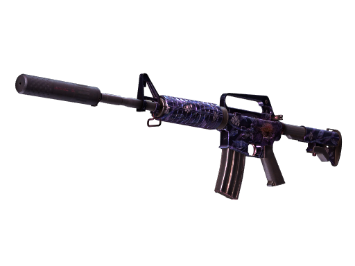 Buy CS2 rifle M4A1-S | Black Lotus (Battle-Scarred) skin