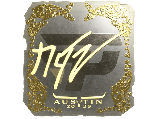 Buy CS2 sticker Sticker | NQZ (Gold) | Austin 2025 skin