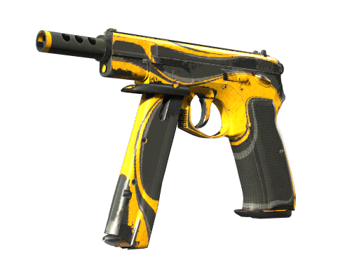 Buy CS2 pistol StatTrak™ CZ75-Auto | Yellow Jacket (Battle-Scarred) skin