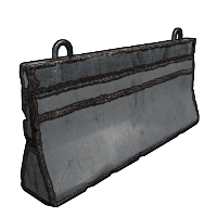Buy Rust concrete barricade Metal Barricade skin