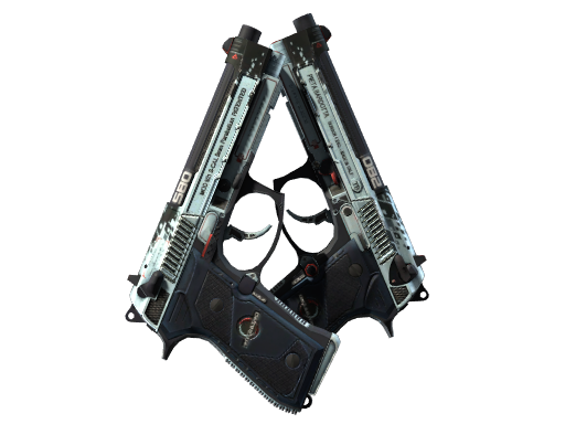 Buy CS2 pistol Dual Berettas | Dezastre (Well-Worn) skin