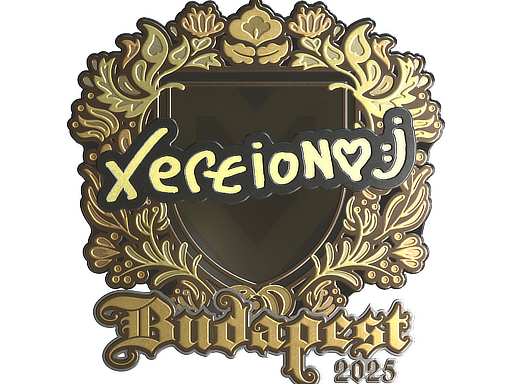 Buy CS2 sticker Sticker | xertioN (Gold) | Budapest 2025 skin