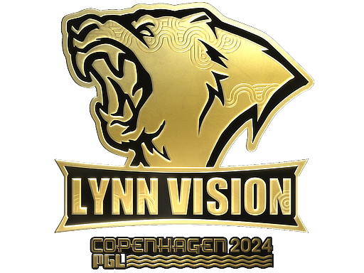 Buy CS2 sticker Sticker | Lynn Vision (Gold) | Copenhagen 2024 skin