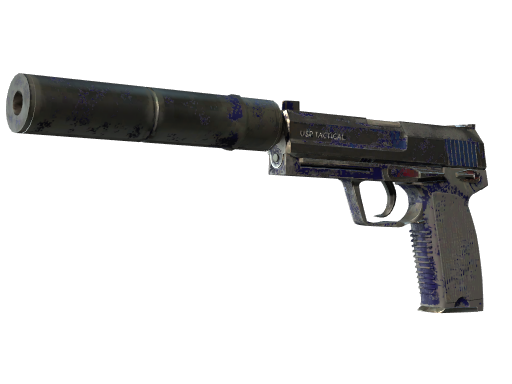 Buy CS2 pistol USP-S | Royal Blue (Battle-Scarred) skin