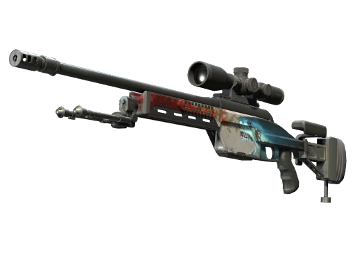 Buy CS2 sniper rifle StatTrak™ SSG 08 | Blood in the Water (Field-Tested) skin