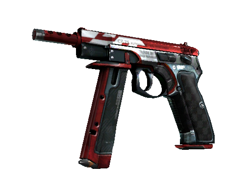 Buy CS2 pistol CZ75-Auto | Red Astor (Well-Worn) skin