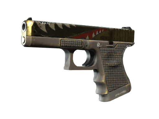 Buy CS2 pistol Glock-18 | Warhawk (Minimal Wear) skin