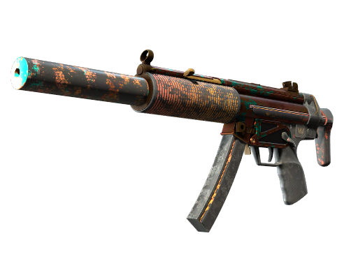 Buy CS2 smg Souvenir MP5-SD | Oxide Oasis (Battle-Scarred) skin