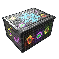 Buy Rust wooden box Neon Snowflake Small Box skin