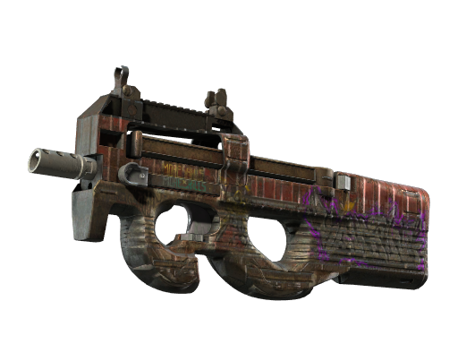 Buy CS2 smg P90 | Freight (Battle-Scarred) skin