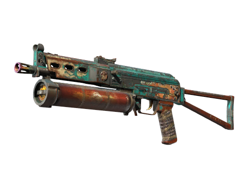 Buy CS2 smg StatTrak™ PP-Bizon | Embargo (Battle-Scarred) skin