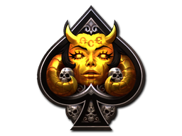 Buy CS2 sticker Sticker | Ace Devil (Foil) skin