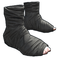 Buy Rust burlap shoes Burlap Ninja Slippers skin