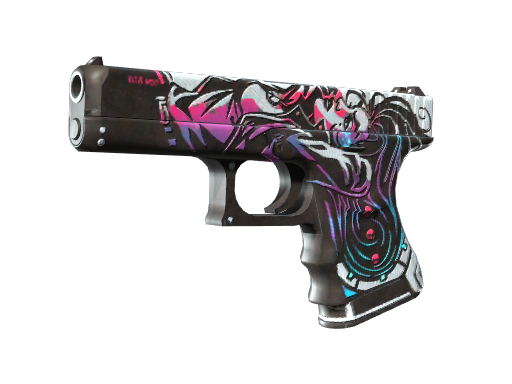 Buy CS2 pistol Glock-18 | Neo-Noir (Minimal Wear) skin