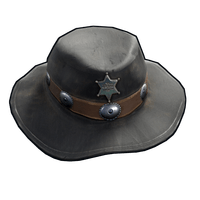 Buy Rust clothing Cowboy Sheriff Hat skin
