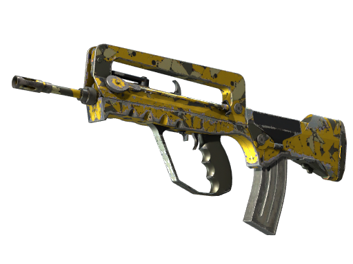 Buy CS2 rifle StatTrak™ FAMAS | Neural Net (Well-Worn) skin