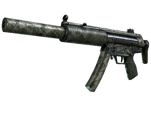Buy CS2 smg MP5-SD | Bamboo Garden (Battle-Scarred) skin