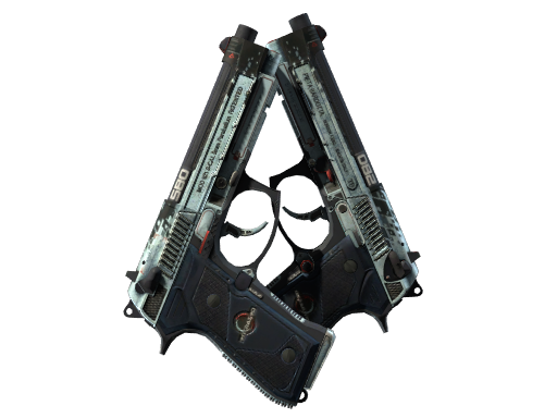 Buy CS2 pistol StatTrak™ Dual Berettas | Dezastre (Battle-Scarred) skin