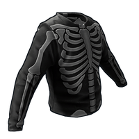 Buy Rust clothing Skeleton Costume Burlap Shirt skin