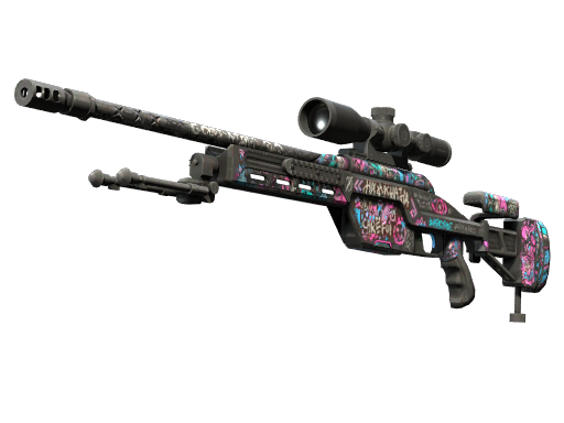Buy CS2 sniper rifle StatTrak™ SSG 08 | Fever Dream (Well-Worn) skin