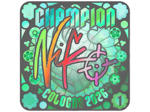 Buy CS2 sticker Sticker | NiKo (Holo, Ranked) | Cologne 2026 skin