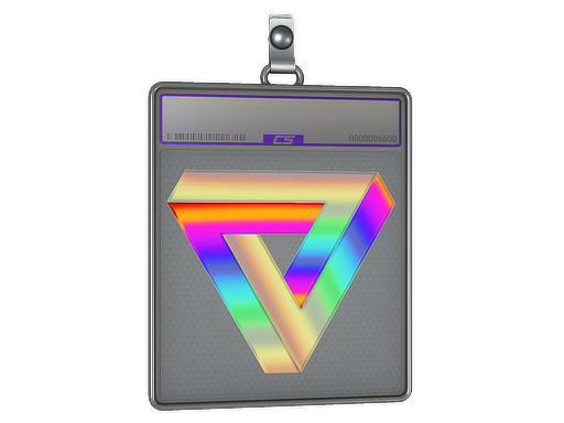 Buy CS2 charm Sticker Slab | Infinite Triangle (Holo) skin