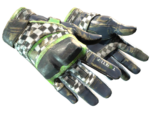Buy CS2 gloves ★ Moto Gloves | Finish Line (Battle-Scarred) skin