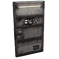Buy Rust sheet metal door Brutalist Sheet Metal Door skin