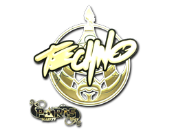 Buy CS2 sticker Sticker | Techno4K (Gold) | Paris 2023 skin