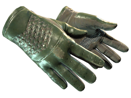 Buy CS2 gloves ★ Driver Gloves | Racing Green (Well-Worn) skin