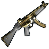 Buy Rust weapon Black Gold MP5 skin