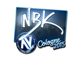 Buy CS2 sticker Sticker | NBK- (Foil) | Cologne 2015 skin