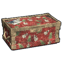 Buy Rust large wooden box Christmas Storage skin