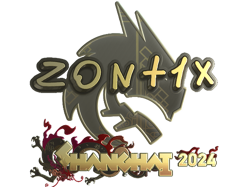 Buy CS2 sticker Sticker | zont1x (Gold) | Shanghai 2024 skin