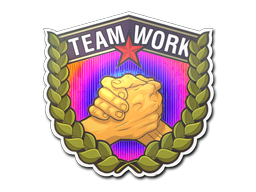 Buy CS2 sticker Sticker | Teamwork (Holo) skin
