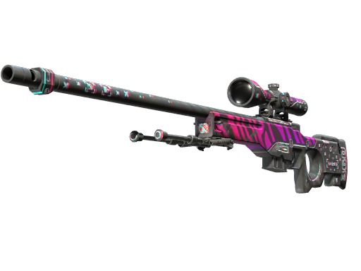 Buy CS2 sniper rifle StatTrak™ AWP | Chromatic Aberration (Well-Worn) skin