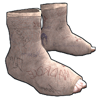 Buy Rust burlap shoes Broken Ankles Cast skin