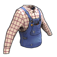 Buy Rust clothing Farmer Overalls Top skin