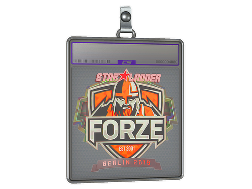 Buy CS2 charm Sticker Slab | forZe eSports (Holo) | Berlin 2019 skin