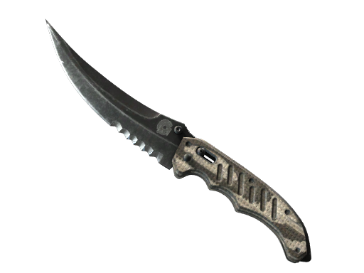Buy CS2 knife ★ Flip Knife | Black Laminate (Factory New) skin